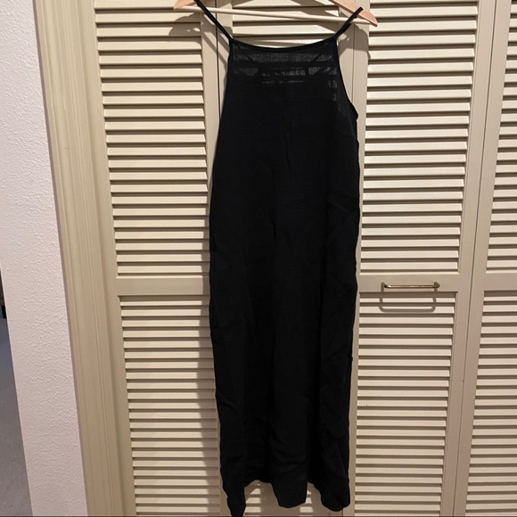 Zara Never Worn Black Linen Maxi - Picture 2 of 2